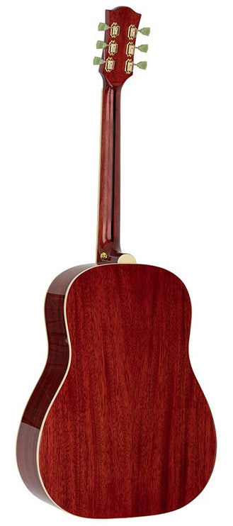 Richwood - Hsds-42-Trd - Dreadnought Guitar With Solid Spruce Top – Transparent Red