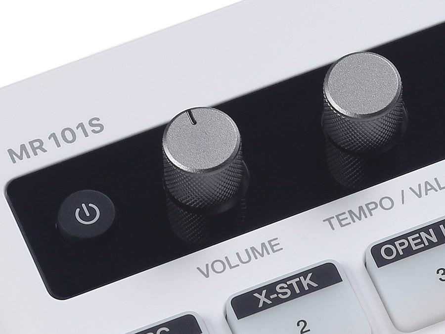 Medeli - MR101S - Rhythm Machine, 16 Touch Sensitive Pads, OLED Display, USB-C or battery powered