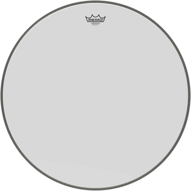 Remo - BR-1224-00 - 24" Ambassador Smooth White Bass Drum head