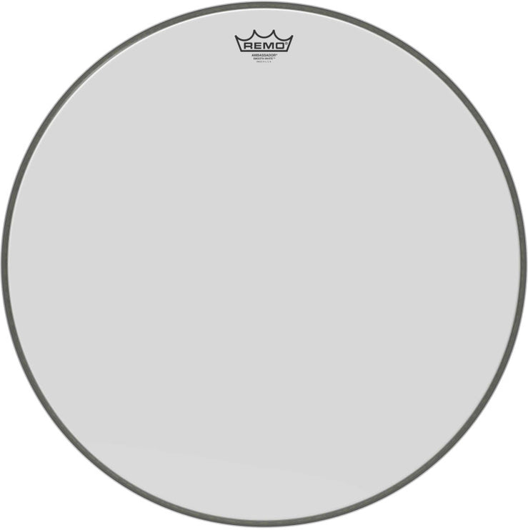 Remo - BR-1222-00 - 22" Ambassador Smooth White Bass Drum head