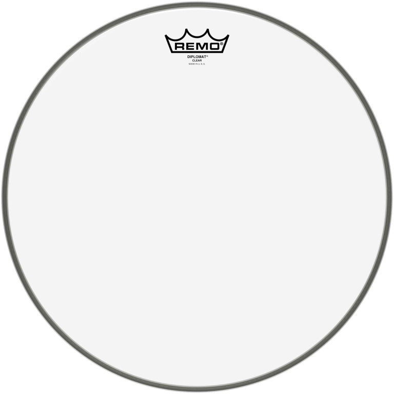 Remo - BD-0315-00 - 15" Diplomat Clear Tom/ Snare/ Floortom Head