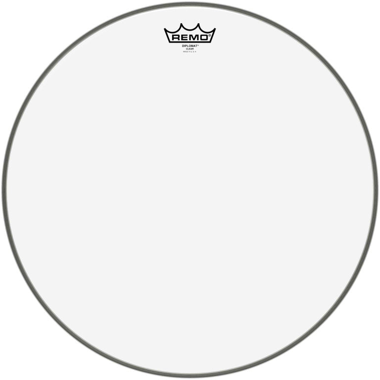 Remo - BD-0318-00 - 18" Diplomat Clear Floortom head