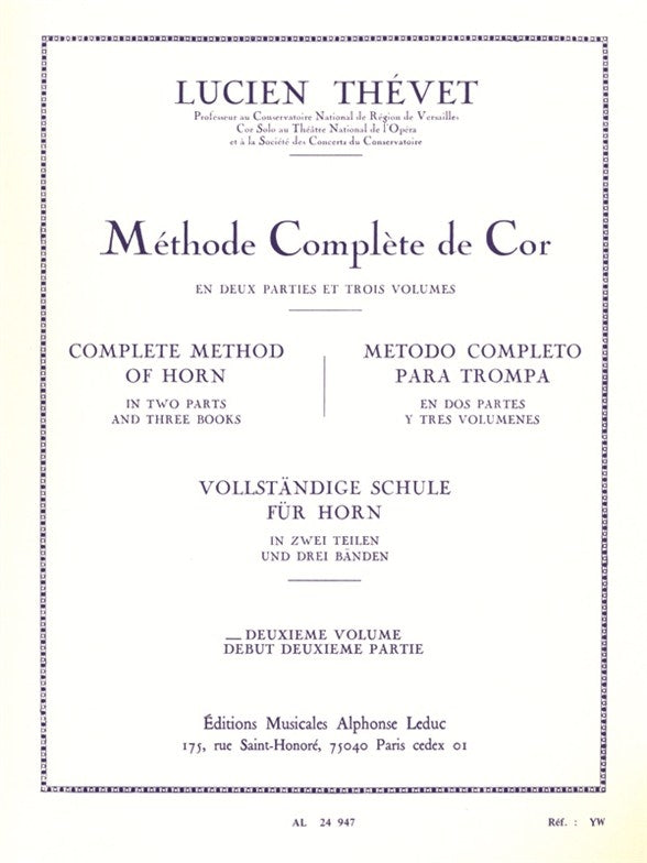 Thevet: Complete Method of Horn