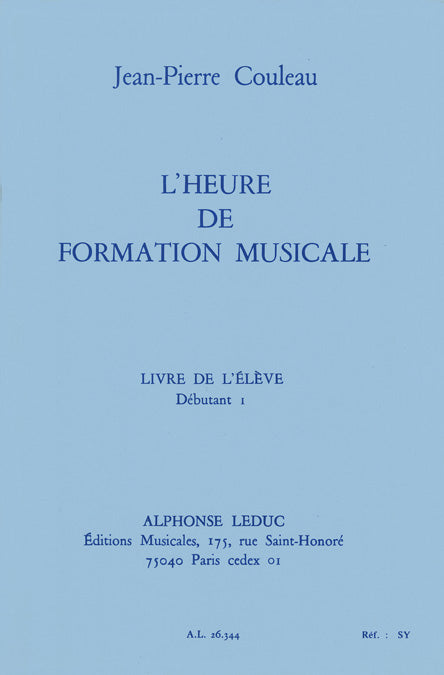 Jean-Pierre Couleau: Time for Music Education