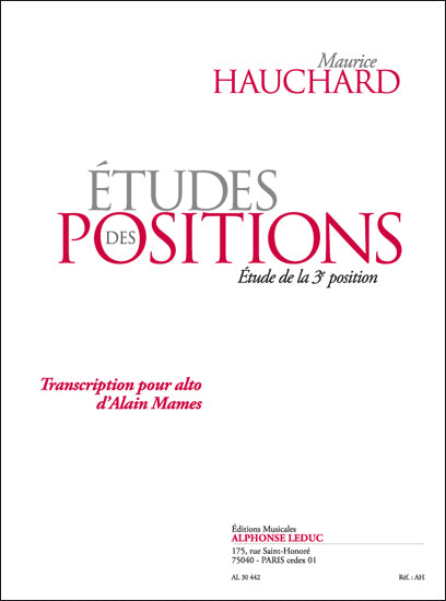 ?tudes Des Positions - ?tude de la 3e Position