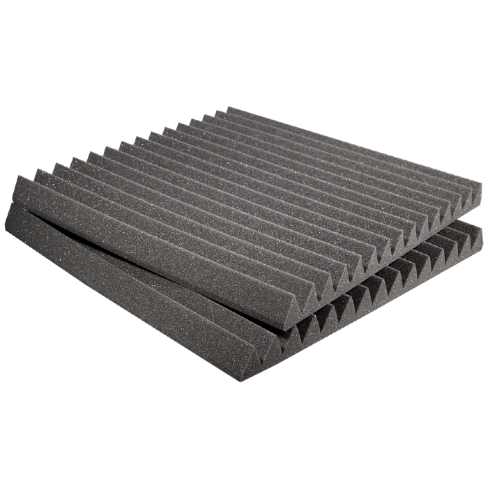 Auralex - Ax2sf22cha12 - Auralex 2 Inch Studiofoam Pyramid, 12-Pack 12-61x61cm Panel, Charcoal