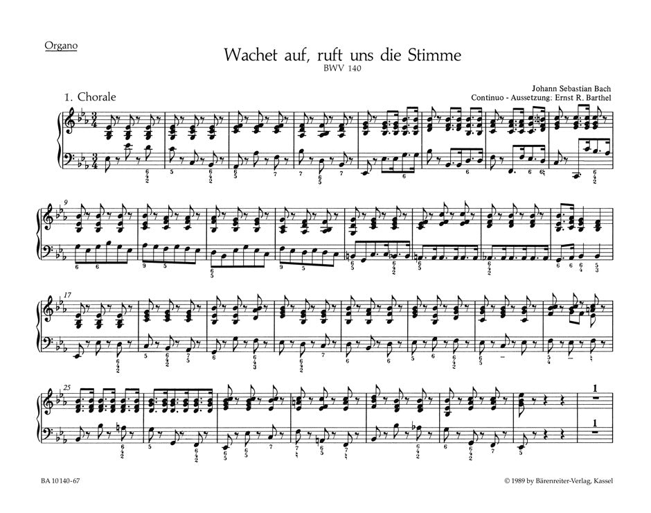 Bach: Kantate BWV 140 Wachet auf, ruft uns die Stimme (Orgel) afbeelding 2