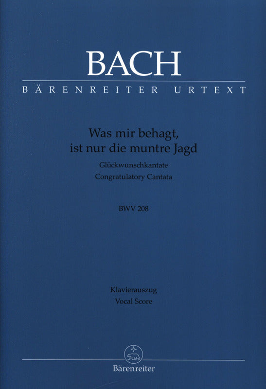 Bach: Kantate BWV 208 Was mir behagt, ist nur die muntre Jagd! (Hunting Cantata) (Viool 2)