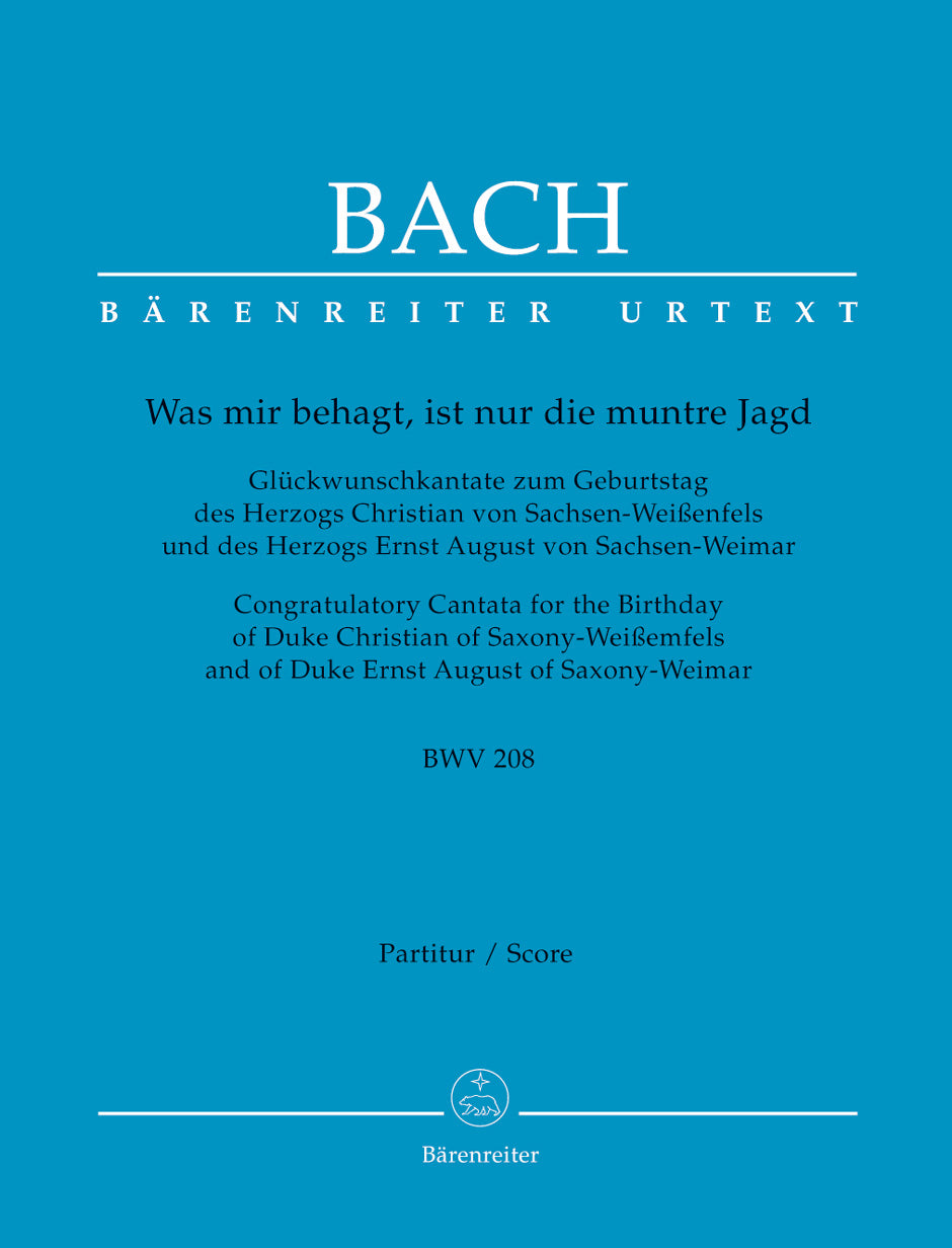 Bach: Kantate BWV 208 Was mir behagt, ist nur die muntre Jagd! (Hunting Cantata) afbeelding 2