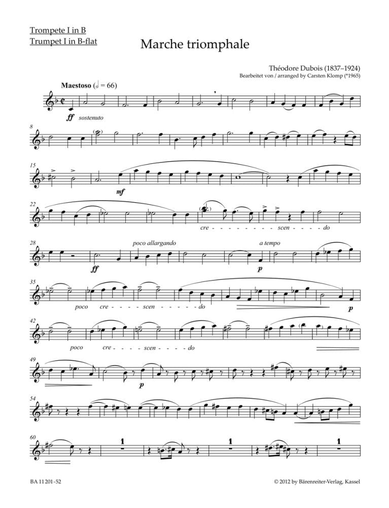 Organ Plus Brass Band I: Orgininal Works And Arrangements for Brass Choir and Organ (Trompet 1)