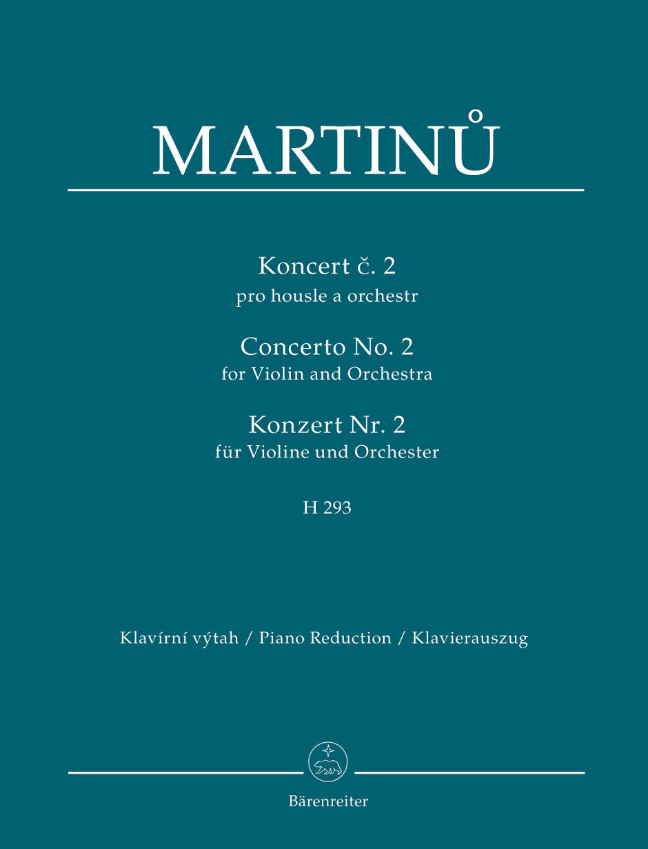 Martinu: Concerto for Violin and Orchestra no. 2 H 293
