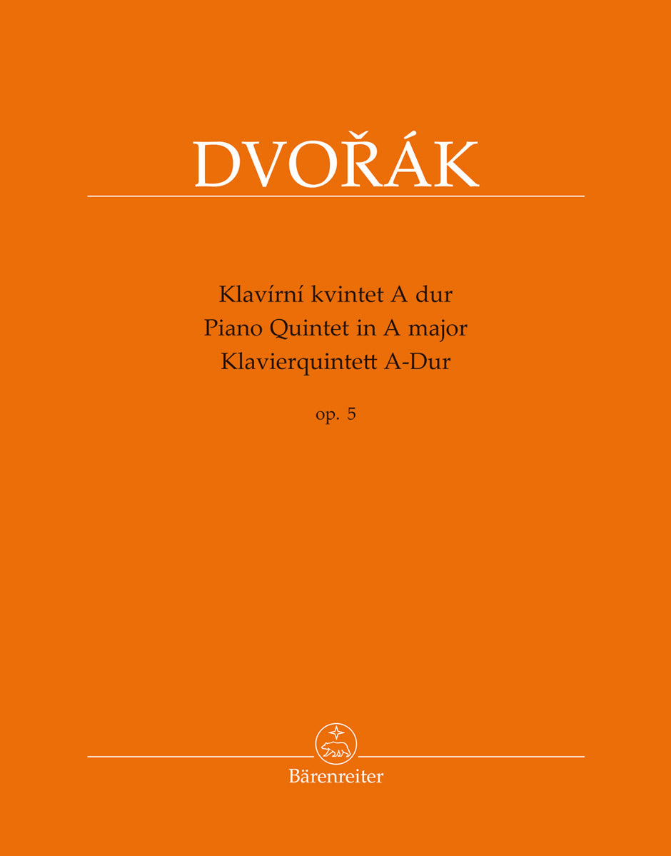 Antonin Dvorak: Piano Quintet in A maj op. 5