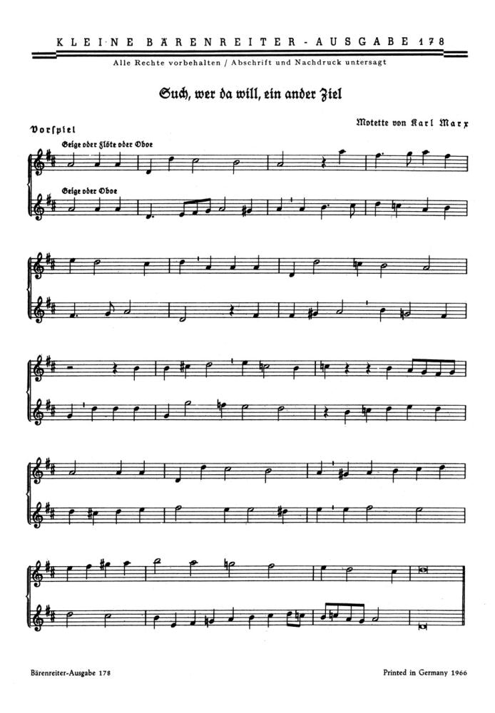 Such, wer da will, ein ander Ziel (1948)