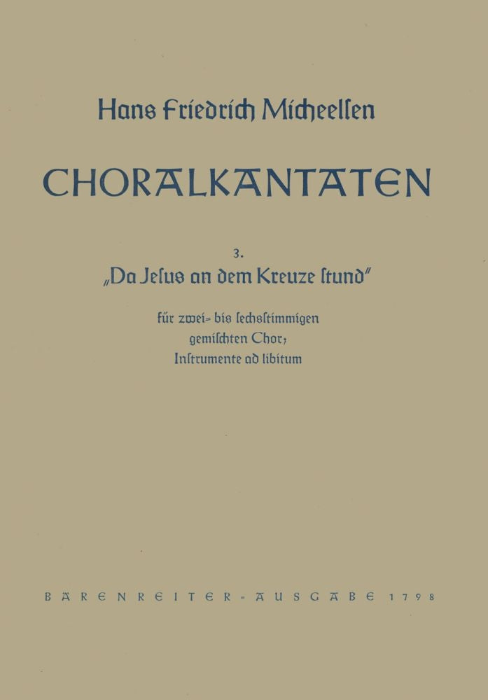 Da Jesus an dem Kreuze stund (1937)