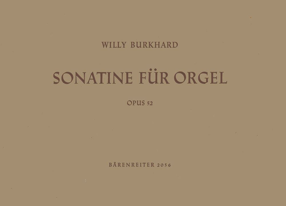 Sonatine fuer Orgel (1938)