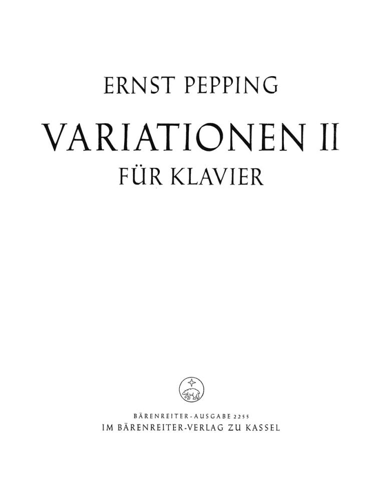 Variationen II (1948)