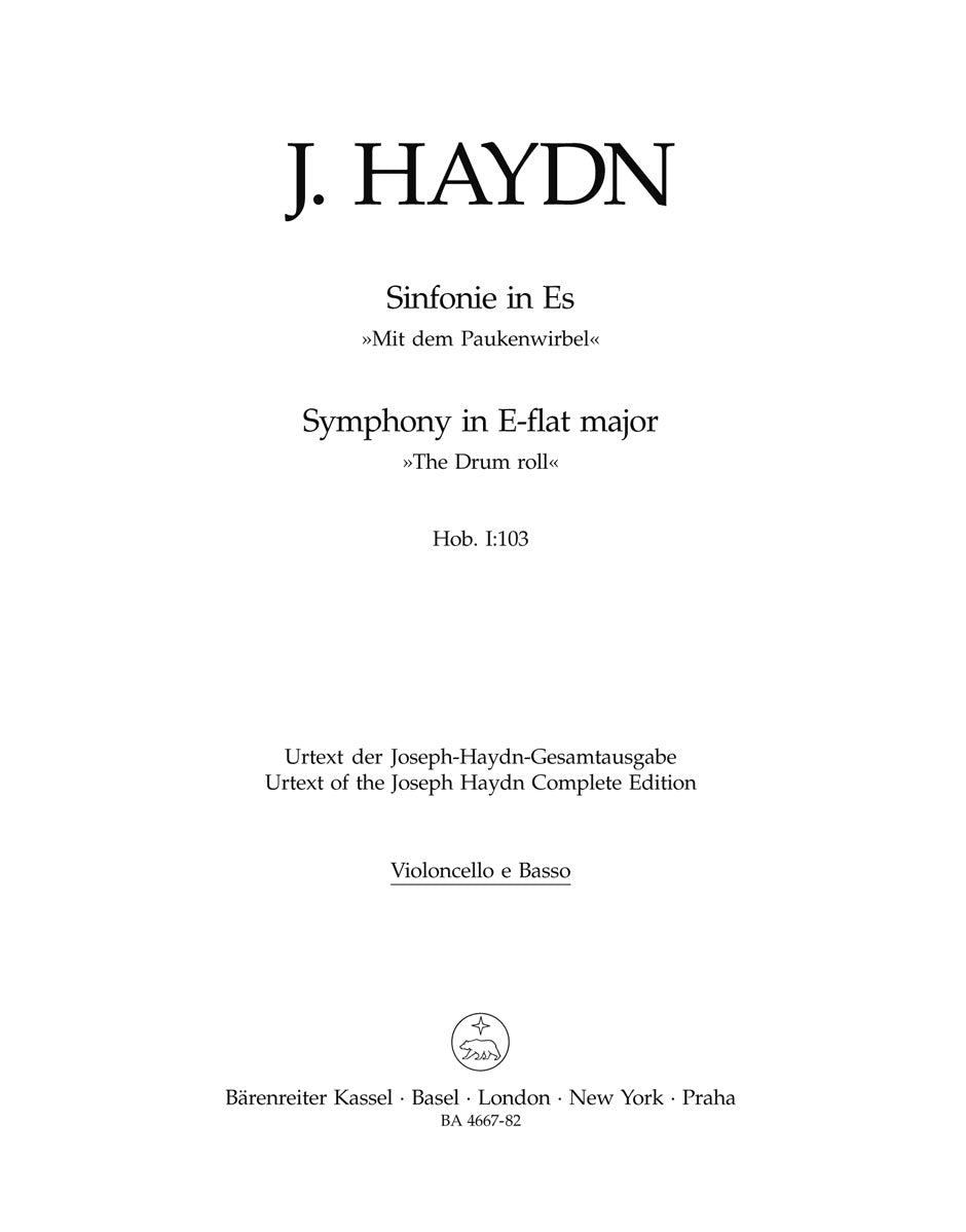 Haydn: London Symphony no. 11 E-flat major Hob.I:103 The Drumroll