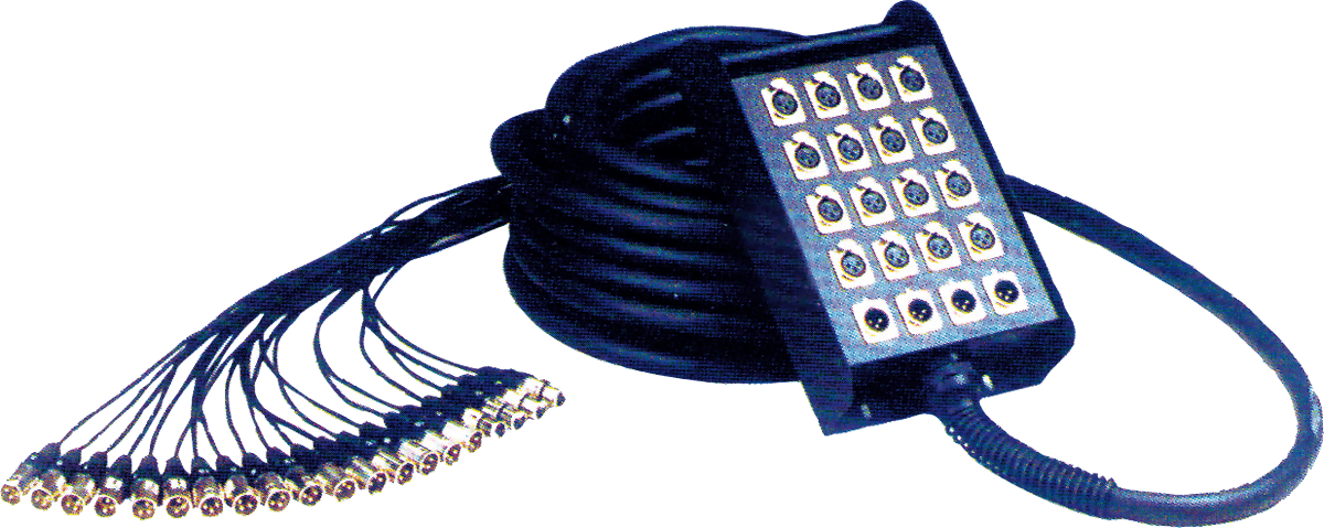Yellow Cable ECO H104-30 16 XLR male naar 4 XLR femaleale 30m