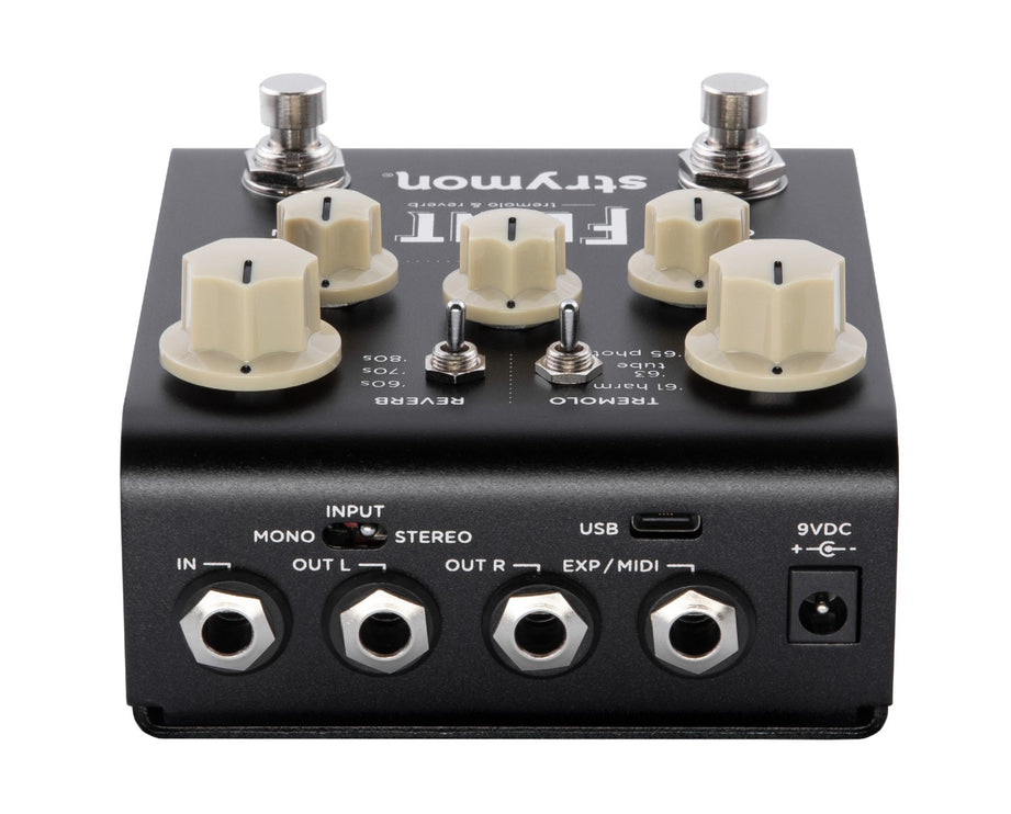 Strymon - STRFLINT - Two-in-one Pedal with Three Vintage Voices Tremolo and Reverbs