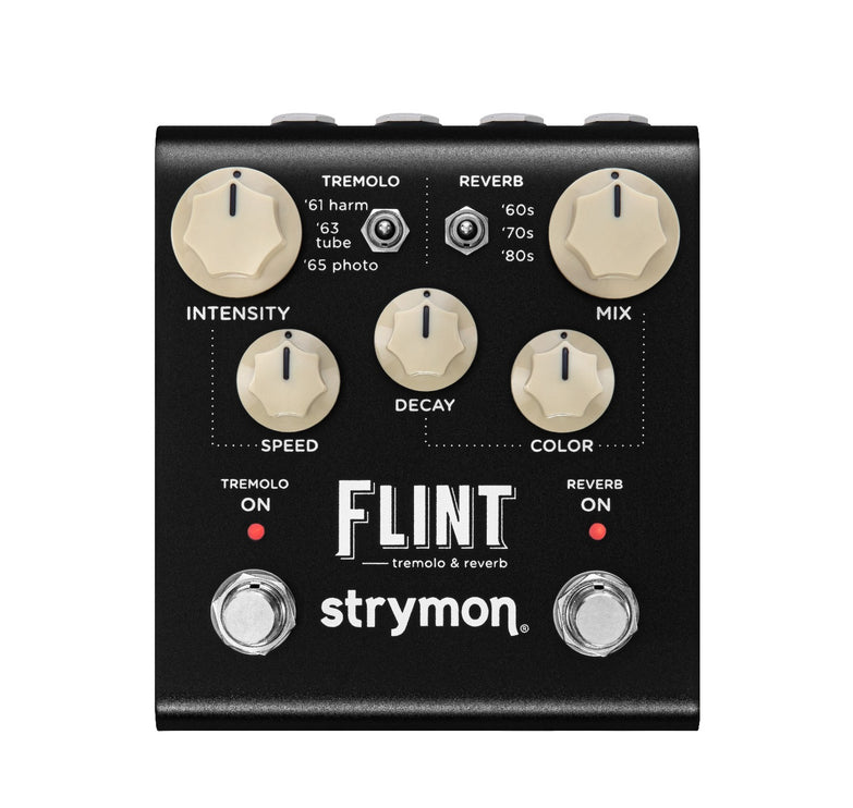 Strymon - STRFLINT - Two-in-one Pedal with Three Vintage Voices Tremolo and Reverbs
