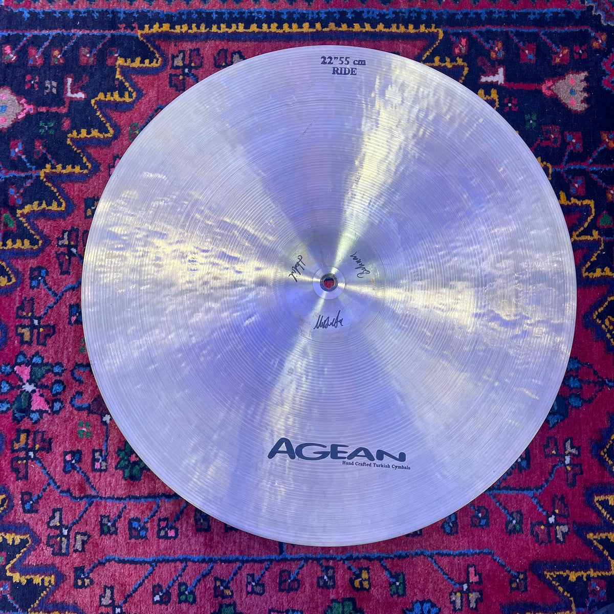 AGEAN Cymbals 22″ Custom Ride – Showroommodel