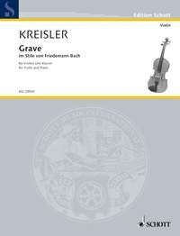 Kreisler: Grave Nr. 17 (Viool, Piano)