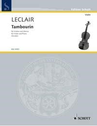Leclair: Tambourin Nr. 3 (Viool, Piano)