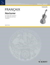 Jean Françaix: Nocturne (Cello en piano)