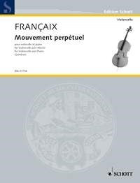 Jean Françaix: Mouvement perpétuel (Cello en piano)