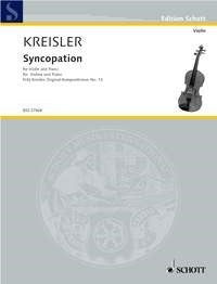 Kreisler: Syncopation Nr. 13 (Viool, Piano)