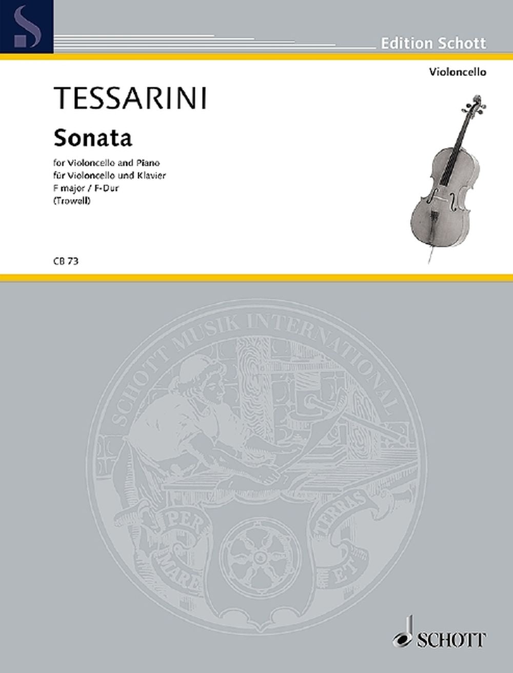 Carlo Tessarini: Sonata F-Dur F-Dur (Cello, Piano)