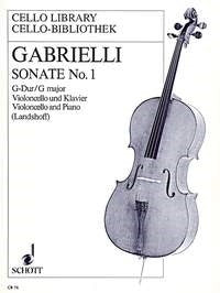Domenico Gabrielli: Sonate Nr. 1 G-Dur G-Dur (Cello, Piano)