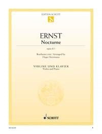 Ernst: Nocturne op. 8/1 (Viool, Piano)