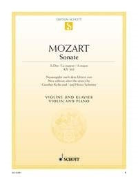 Mozart: Sonate A-Dur A-Dur (Viool, Piano)