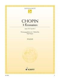 Frédéric Chopin: 3 Écossaises op. 72/3 (posth.) (Piano) afbeelding 2