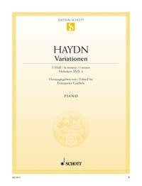 Franz Joseph Haydn: Variationen f-Moll f-Moll (Piano)