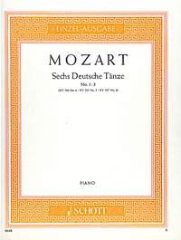 Wolfgang Amadeus Mozart: Sechs deutsche Tänze Heft 1 (Piano)
