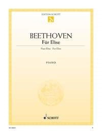 Ludwig van Beethoven: Für Elise (Piano) afbeelding 2