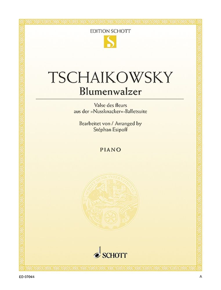 Pyotr Ilyich Tchaikovsky: Blumenwalzer op. 71a/III (Piano) afbeelding 2