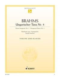 Brahms: Ungarischer Tanz Nr. 5 g-Moll (Viool, Piano)