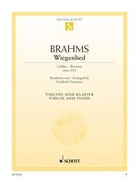 Brahms: Wiegenlied E-Dur E-Dur op. 49/4 (Viool, Piano)