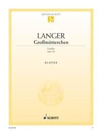 Gustav Langer: Großmütterchen op. 20 (Piano) afbeelding 2