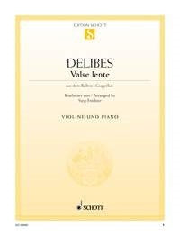 Delibes: Valse lente (Viool, Piano)