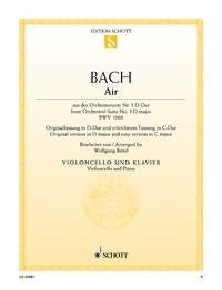 Johann Sebastian Bach: Air (Cello, Piano)