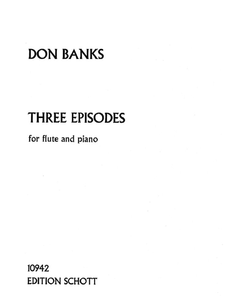 Banks: Three Episodes (Dwarsfluit, Piano)