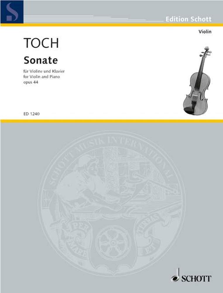 Toch: Sonate op. 44 (Viool, Piano)