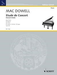Edward MacDowell: Konzert-Etüde Fis-Dur op. 36 (Piano)