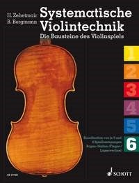 Bergmann: Systematische Violintechnik Band 6 (Viool)