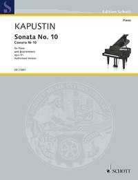 Nikolai Kapustin: Sonata No. 10 op. 81 (Piano) afbeelding 2