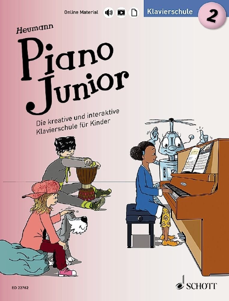 Hans-Günter Heumann: Piano Junior: Klavierschule 2 Schule 2 (Piano)